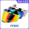 Оригинальный для мотошлема LS2 THUNDER Козырек для шлема LS2 FF805 Прозрачный Хромированный Красный Дополнительный щиток
