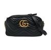 [Б/У] Сумка GG Marmont Small Matelassé на плечо 'Черная' - Хорошее состояние #K1YJTA