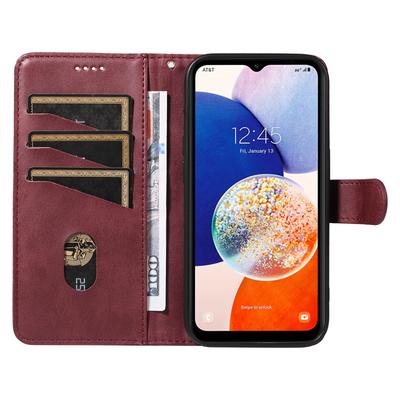 Чехол для Samsung Galaxy A54 5G из ПУ кожи, откидной чехол-кошелек для телефона