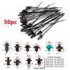 210 Mixed Size Plastic Clips+50 Pcs Fasteners Bumper Fender Liner Retainer Rivet