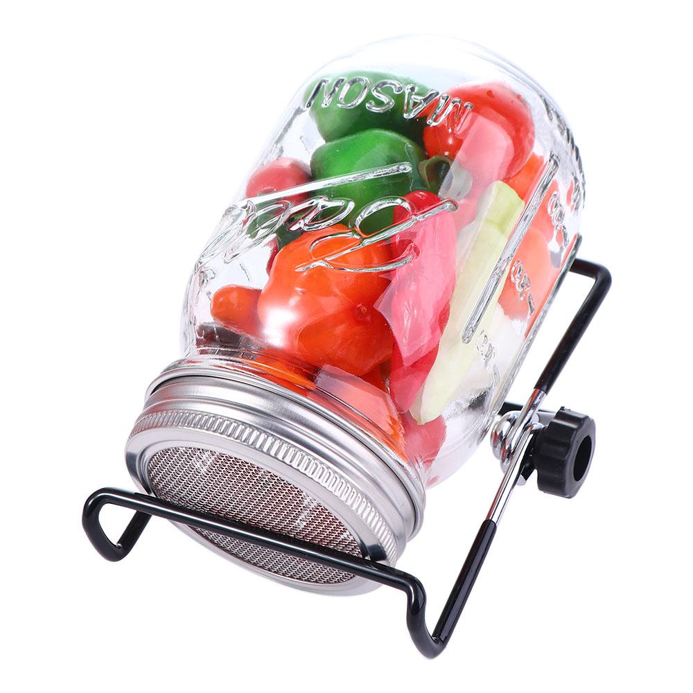 Healthy Wide Mouth Organic with Stand Sprouter Germination Cover Mason Jars Sprouting Jar Kit