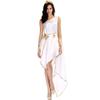 White Flowing Greek Goddess Halloween Dress Set