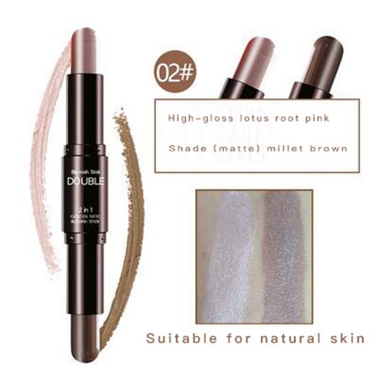 Highlighter Double-ended Dual-use Nose Shadow Repair Powder Concealer Shadow Repair Pen
