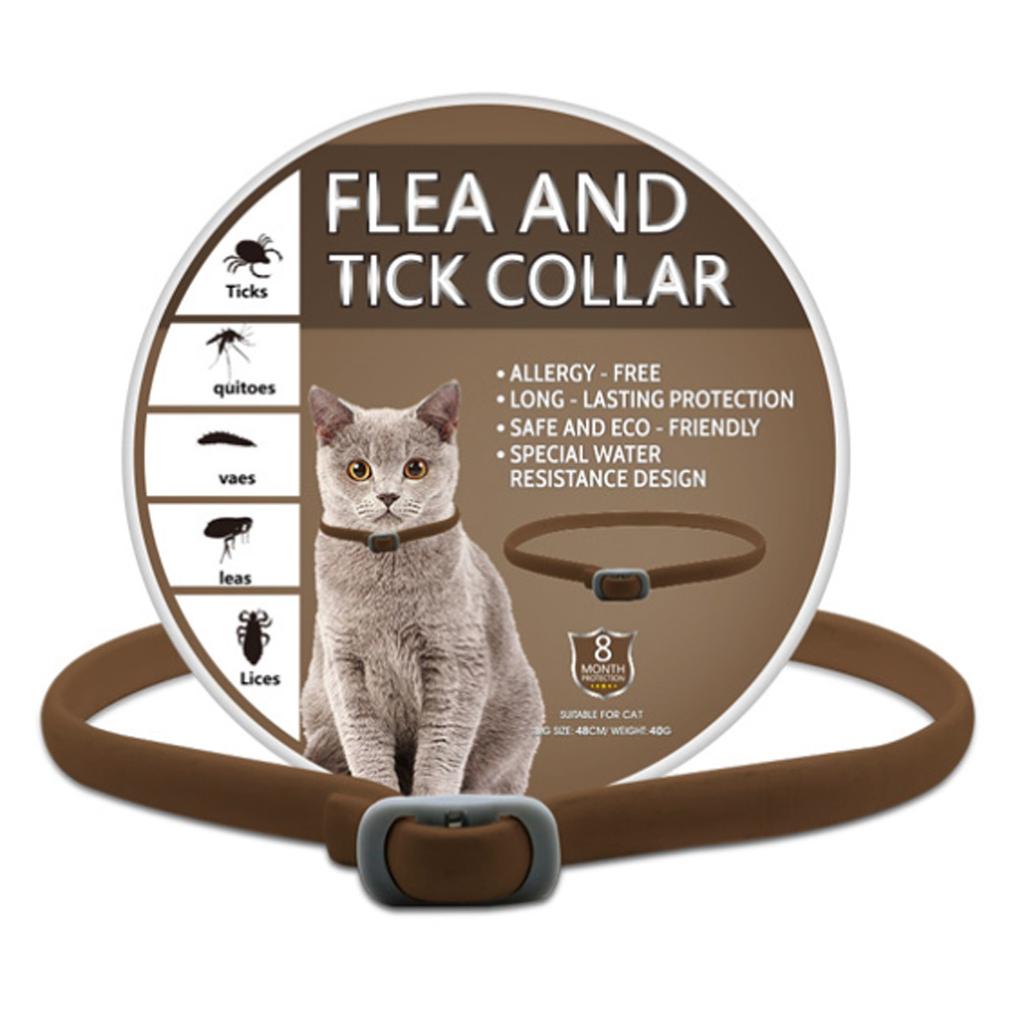 Tick Collar Flea Collar For Cats Effectively Protects Against Skin Allergies Soft And Comfortable Adjustable And Waterproof Suitable For All Cats