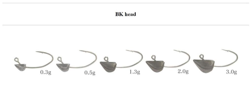 Thirty Four Jig Head B.K Head 4.0 Grams 3 Per Pack (5715)