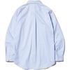 Uniqlo Рубашка в стиле Color Block с клеткой и острым воротником, удобная, с длинным рукавом, унисекс, 485652-61