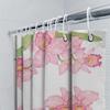 Нежная цветочная шторка для душа Розовая орхидея Декор для ванной комнаты для дома Ванная комната Водонепроницаемые шторки для душа с люверсами Белая подкладка