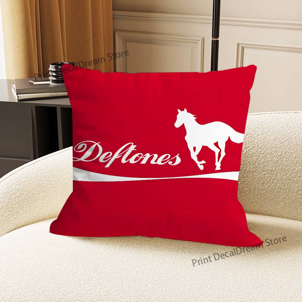 DDeftones Pillow Case For Sofa Decor Car Office Room Printing Cushion Cover Decorations and Protector
