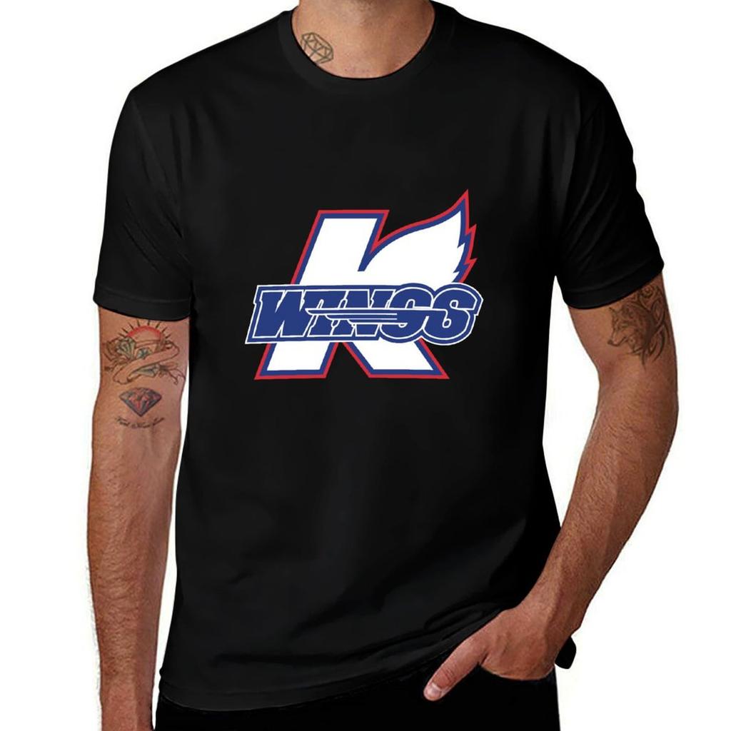 Kalamazoo Wings Merch Tshirt Classic Print Short Sleeve Shirt Tshirt