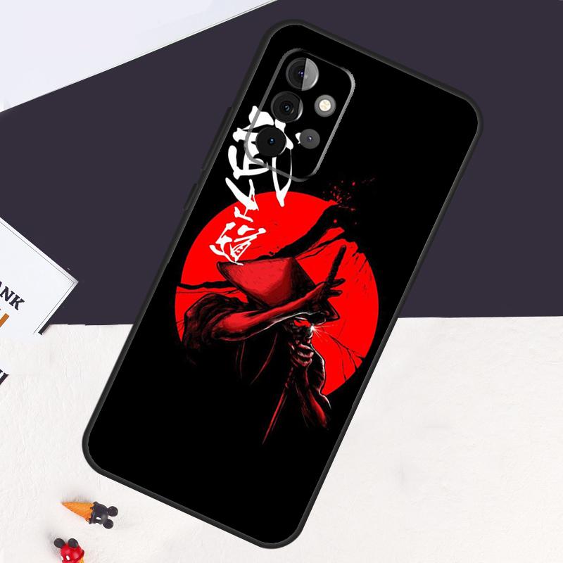 Japanese Bushido Samurai Case For Samsung Galaxy A54 A34 A14 A52S A12 A22 A32 A52 A50 A51 A71 A13 A53 A33 Cover
