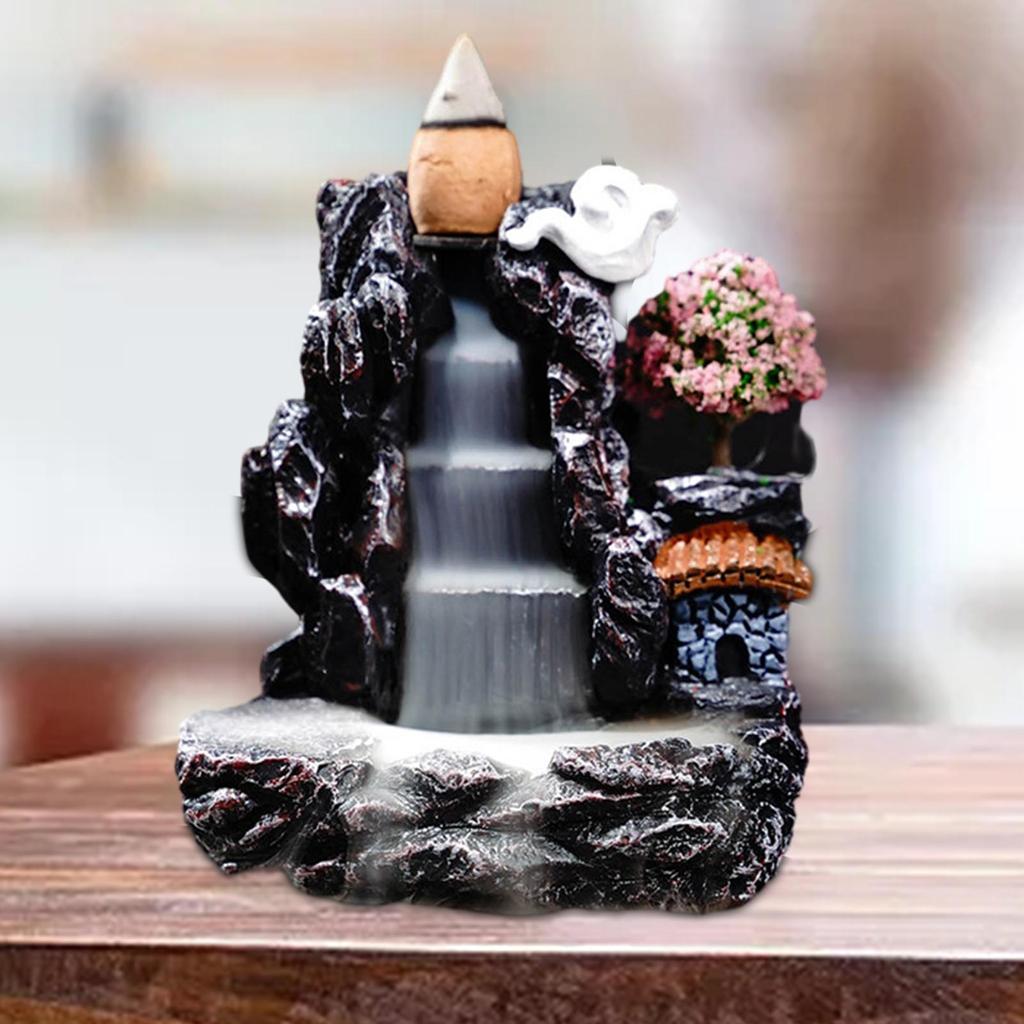 Обратный конус курильницы с водопадом для медитации