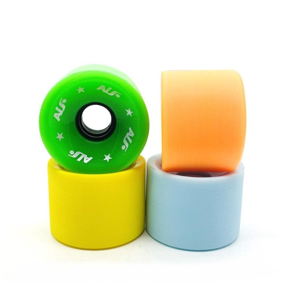 80A Soft Skateboard Wheels Smooth Ride High-Spring Wheels Frosted Carving Wheels For Longboarders