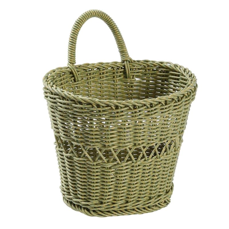 Space Saving Wall Basket With Breathable Handwoven Design Gingers Garlic Storage Container Kitchen Organizer