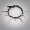 European & American Punk Gothic Rivet Spike PU Leather Choker Necklace