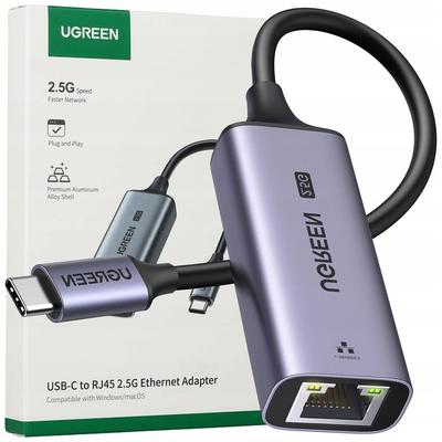 Адаптер Ethernet Ugreen Cm648, USB-C к RJ45, 2.5G (Черный)