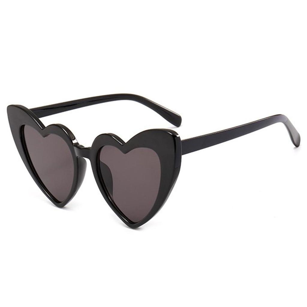 Fashion Clout Goggle Love Heart Sunglasses Uv400 Protection Vintage Sunglasses Heart-Shaped Sunglasses Eyewear