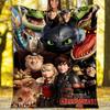 Dragon Theme Printed Blanket Perfect For Couch Bed Travel Outdoor Use Machine Washable Cozy Durable