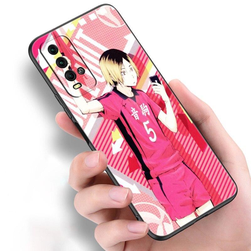 Kozume Kenma Haikyuu аниме силиконовый чехол для телефона для Xiaomi Redmi Note 11 10 9 8 Pro 11T 10T 10S 9S 8T 9 9A 9C 9T черный мягкий чехол