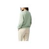 Reebok Round Neck Solid Color Breathable Sweatshirt Women Tops Gray-Green 24FRM306WGL5