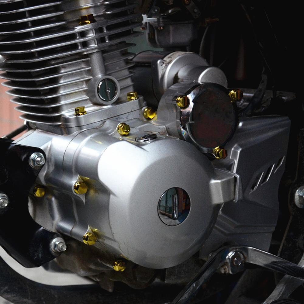 30 шт. колпачков для гаек мотоцикла, колпачки для болтов, хромированные пылезащитные шестигранные декоративные крышки для Yamaha Kawasaki Honda, модифицированные аксессуары