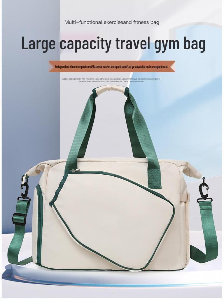 New Trendy Women's Sports & Travel Crossbody Bag: Water-Resistant, Large Capacity, Stylish, Casual Fitness Commuter Bag