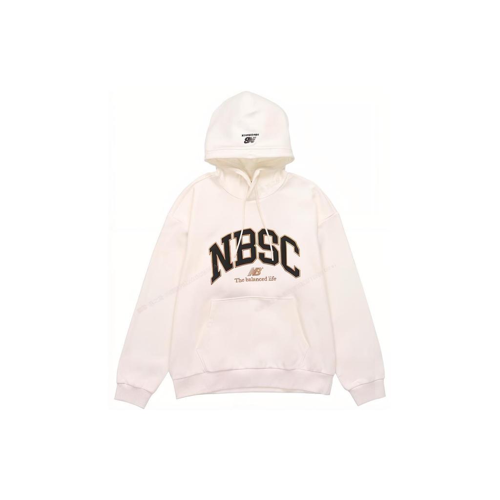 New Balance Толстовка Унисекс Белая 5CC44353-IV