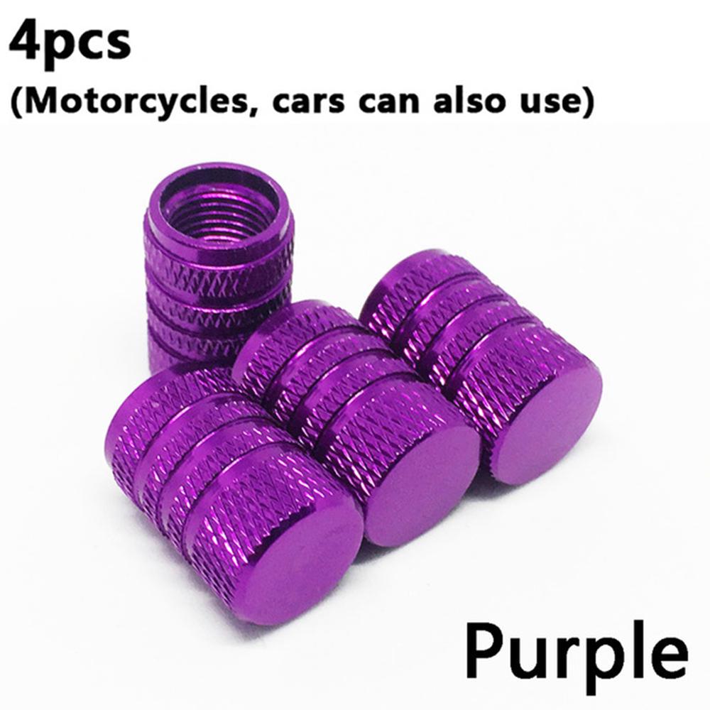 4pcs New Bike Parts Aluminum Alloy Tyre Valve Cap Bicycle Accessories Wheel Rim Tire Dust Cover