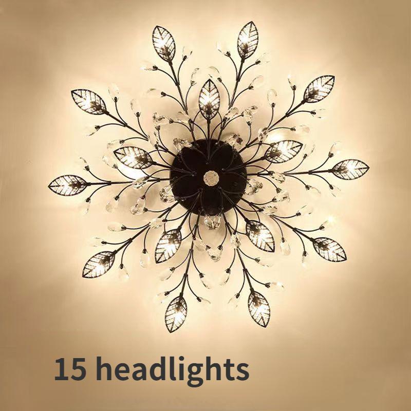 Современная хрустальная потолочная люстра, люстры для внутреннего освещения, хрустальный блеск для гостиной, спальни, кухни, светодиодные светильники