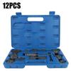 12 шт./13 шт. набор инструментов для поршневого компрессора, суппорт дискового тормоза автомобиля, прочный и надежный, удобный, 1 комплект, перемотка заднего тормоза