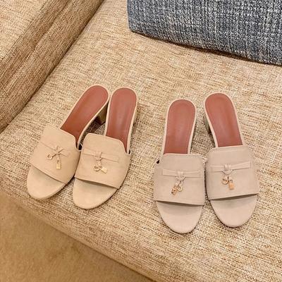 Новые летние модели Grape Mom увеличиваются в высоту на 6,5 см~ Расслабленный стиль old money, романтичный Су-лок с толстыми каблуками и крутые шлепанцы