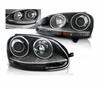 Передние фары с линзой Silver (2 шт) для Volkswagen Golf 5