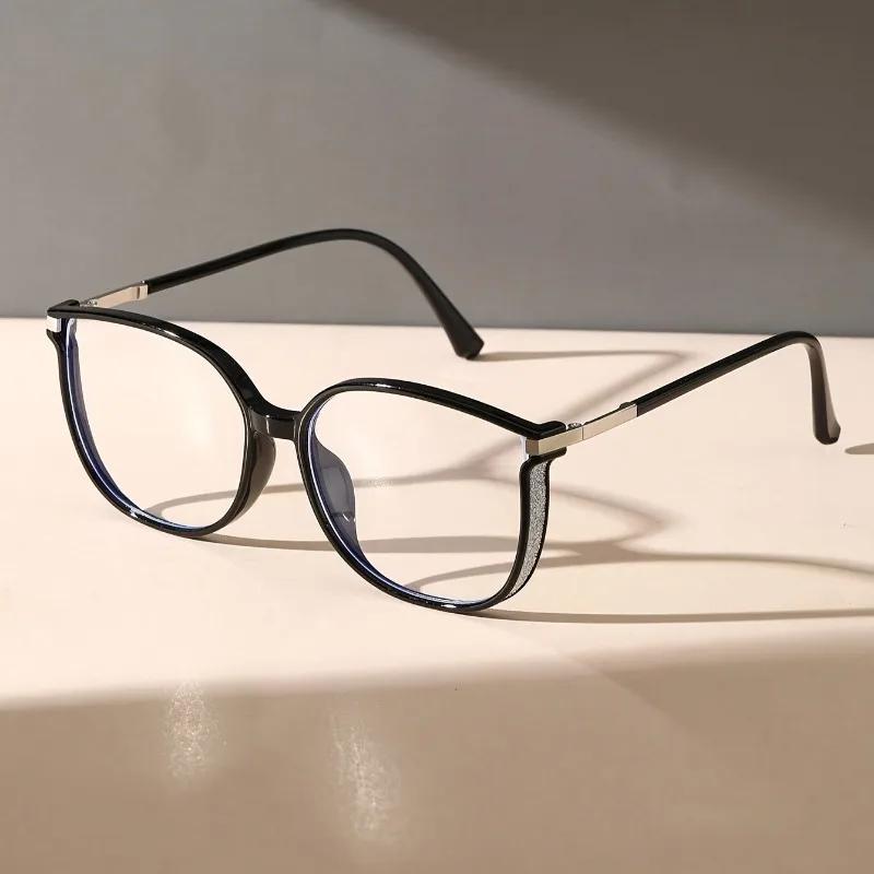 Набор из 1 штуки женских полноободковых прозрачных очков Легкий и удобный дизайн Удобные очки