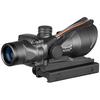 4X32 Охотничий прицел ACOG Настоящее оптоволокно Зеленая красная точка Тактический оптический прицел
