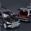 1:24 Maybach GLS600 Alloy Luxury Car Model Simulation Литая металлическая игрушечная машинка Модель автомобиля Звук и свет Детская игрушка Мальчик Подарочная коллекция Украшения