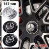 4 Pack 147mm C-1028 17028 Car Wheel Center Hub Cap Badge Logo for Mercedes Benz G350 G500 G63 S680 GLS600 Accessory Key Ring CK1