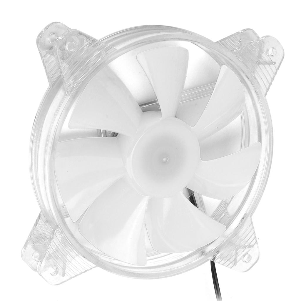 Computer Cooling Fan 4 Pin Colorful LED High Performance with Hydraulic Bearing 120mmBlue