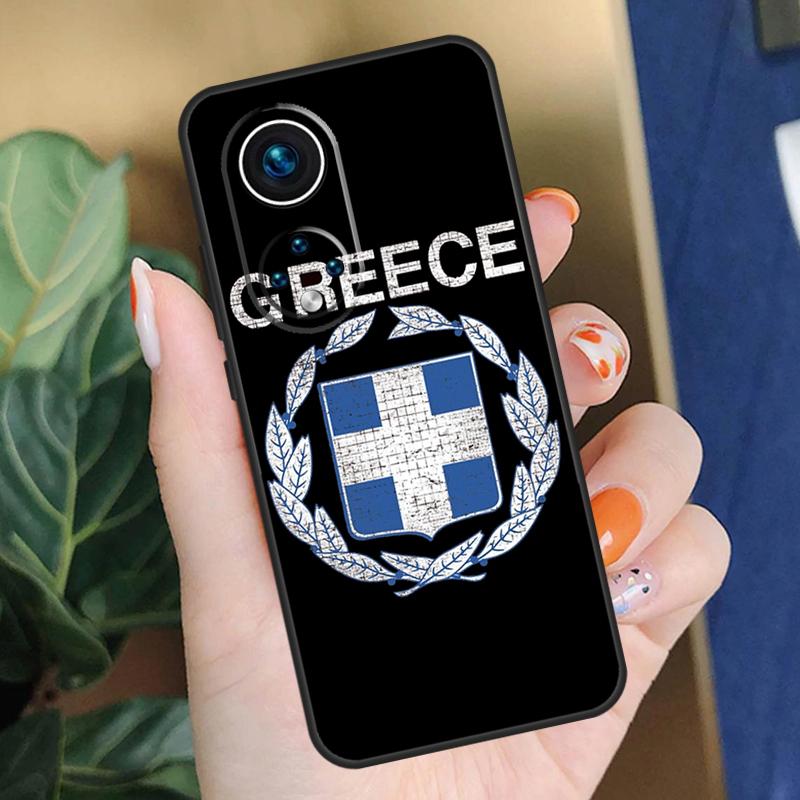 Греция Греческий флаг Чехол для Honor 90 50 70 Lite X9b X9a X8b X8a X8 X9 X9c Honor 200 Pro Magic 5 6 7 Lite Чехол
