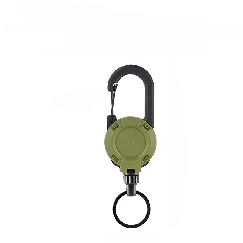 1 шт. противоугонная металлическая легко тянущаяся пряжка, веревка, эластичный брелок для ключей, спортивный выдвижной брелок для ключей, анти-потерянный ски-пасс Yoyo, ID-карта