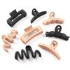 Matte Non-Slip Large Hair Clips for Women 8PCS (Neutral Colors) | Durable Claw Clips for Women/Girls | Gift-Ready Neutral Hair Accessories for Daily