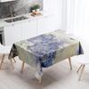 Мраморная полосатая скатерть для домашнего декора, устойчивая к пятнам водонепроницаемая скатерть для украшения стола, прямоугольные кухонные столешницы для камина