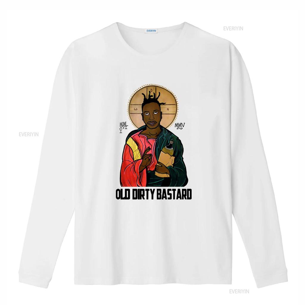 90s Old Dirty Bastard T Shirt Hip Hop Rap Streetwear Print vintage Washed Slightly Versatile homme Soft Top For Everyday Wear