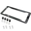 Universal US/CA Standard Size Plate Frame Covers Upgrade Your Car with These Stylish Carbon Fiber Pattern License Plate Frames