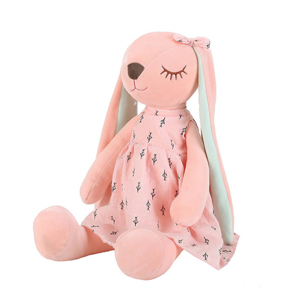 Adorable Cartoon Rabbit Plush Doll Soft Stuffed Toy Kid Hugging Pillow Gift