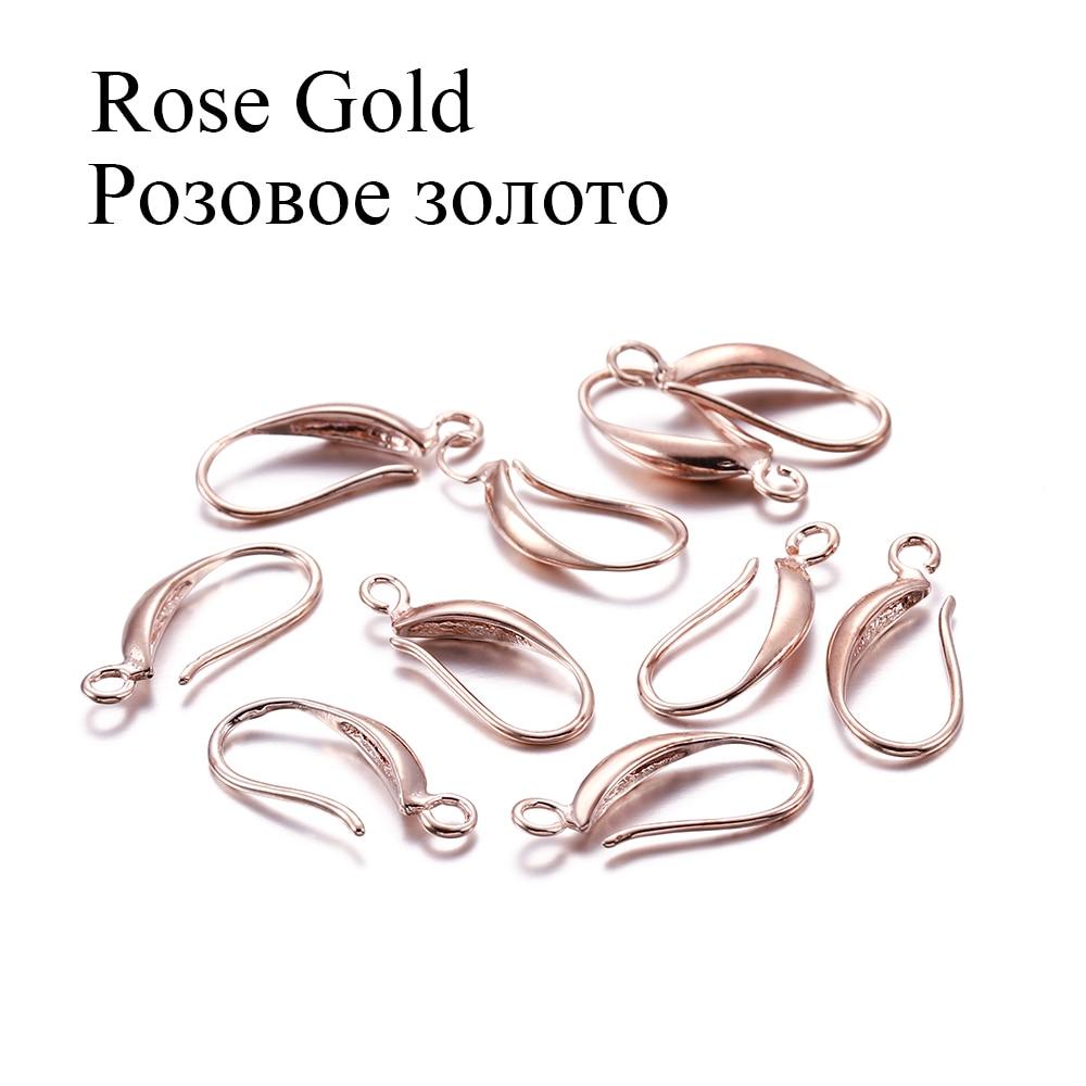 12 шт./лот 17*8 мм медные французские крючки для сережек Подвески серьги-застежки-крючки DIY для изготовления ювелирных изделий аксессуары аксессуары поставки