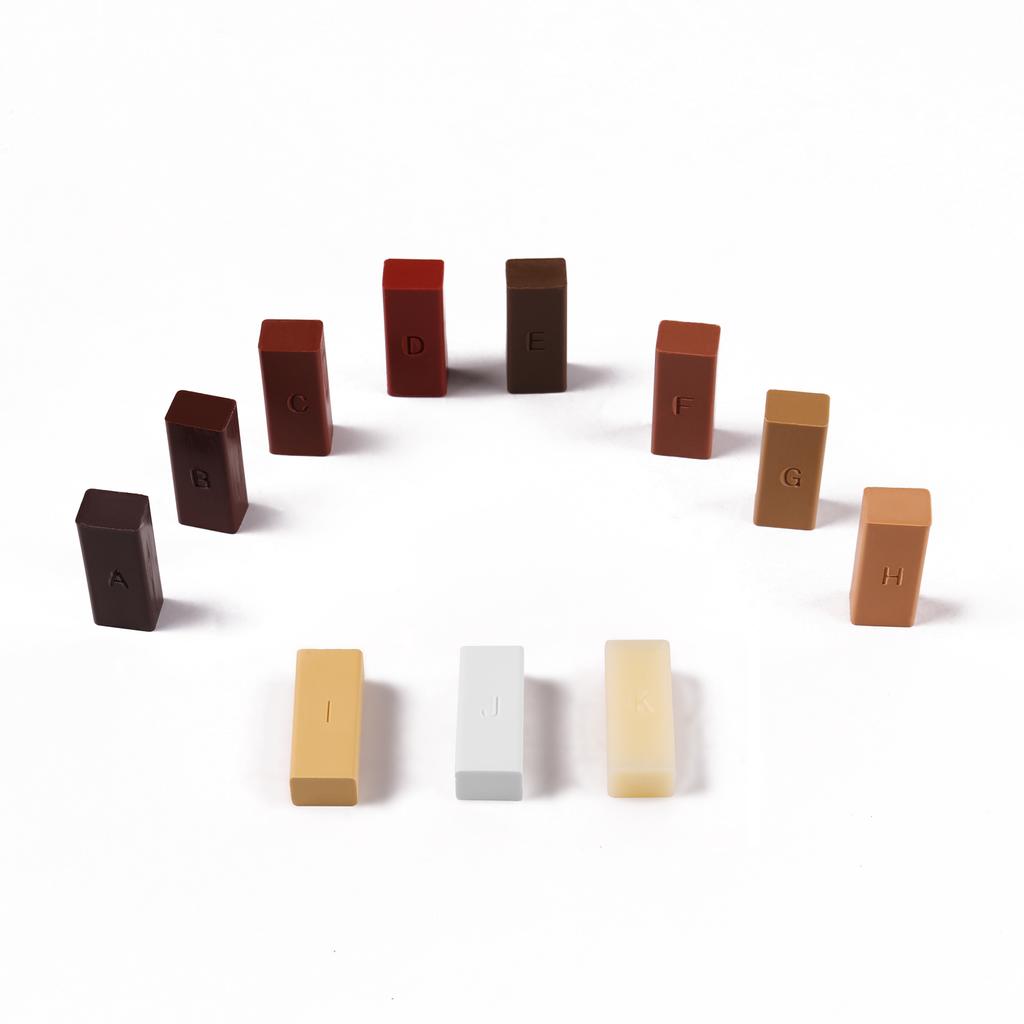 Набор для ремонта ламината Восковая система Пол Столешница Прочный корпус Сколы Царапины Только ремонт