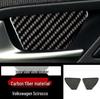 Volkswagen Scirocco Интерьер Консоль из углеродного волокна, Рамка рычага переключения передач, Наклейки на дверные ручки и воздуховоды Аксессуары