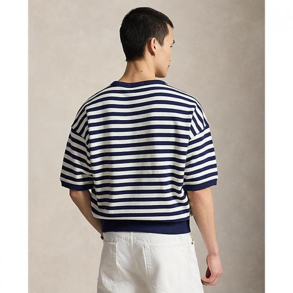 Polo Ralph Lauren Men S Relaxed Fit Stripe Fleece SweatShirt Mnpokni1n824110410