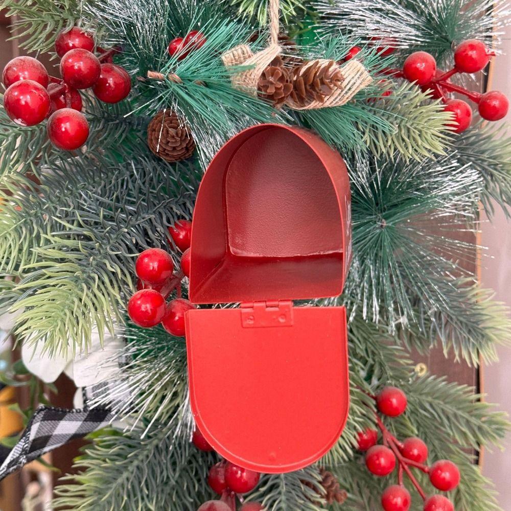 Tree Pendant DIY Letters Hanging Ornaments Christmas Mail Box Christmas Decoration Home Decoration