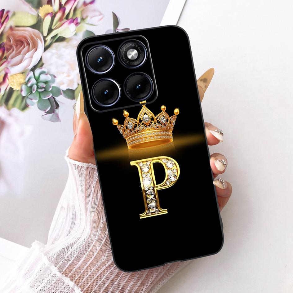 For Motorola Edge 70 Fusion 2026 Case XT2605-1 XT2605-2 Luxury Crown Letters Soft Silicone Cover For Moto Edge 70 Fusion+ Bumper