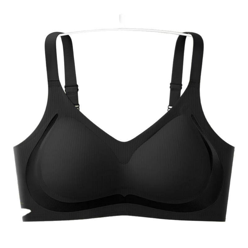 Cloud seamless underwear women pull up support soft support gather anti-sagging fixed cup close pair of breasts beautiful back bra women